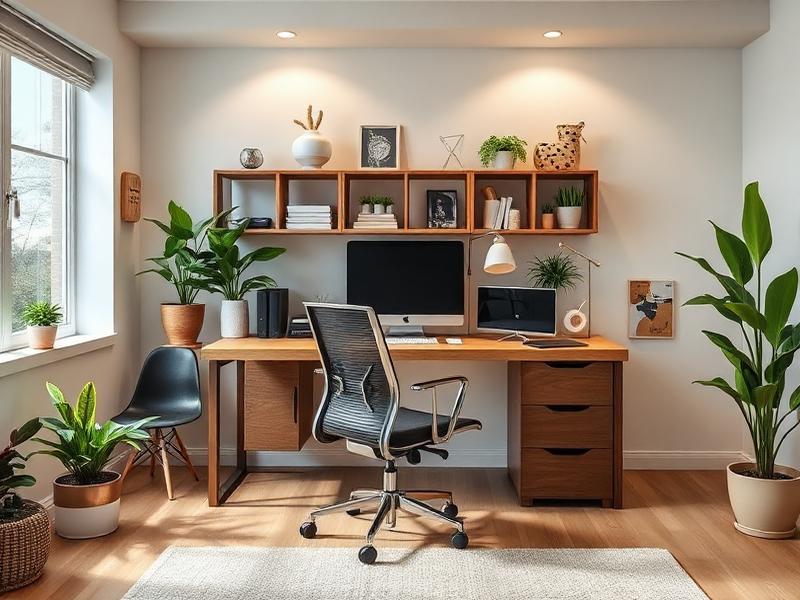 L'art de créer un espace bureau à la maison - Aménagement décoration Tunisie - Guide conseils meubles et aménagement intérieur