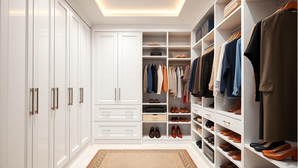 Créer un dressing fonctionnel dans sa chambre tunisienne - Aménagement décoration Tunisie - Guide conseils meubles et aménagement intérieur