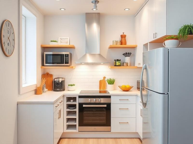Comment optimiser l'espace dans une petite cuisine ? - Aménagement décoration Tunisie - Guide conseils meubles et aménagement intérieur