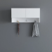 Meuble mural de salle de bain avec 3 crochets – Blanca Homs, Blanc