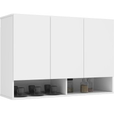 Meuble mural multiusage 3 portes avec niche – Modèle Milão (Blanc)