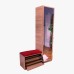 Banc À Chaussures + Colonne De Rangement Multi-Usage Direct Usine