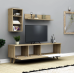 Meuble TV Roma Blanc – Chêne Safir